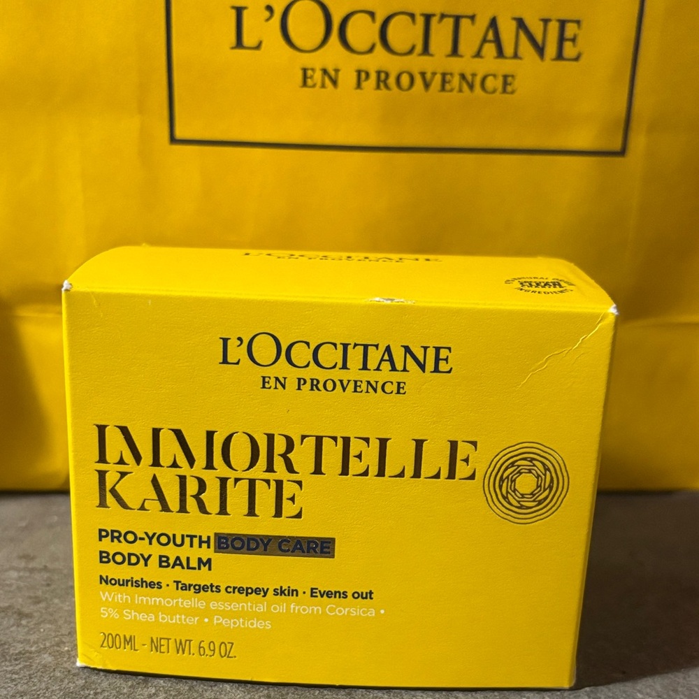 L'OCCITANE Immortelle Karite Body Balm - Vibrant Yellow
